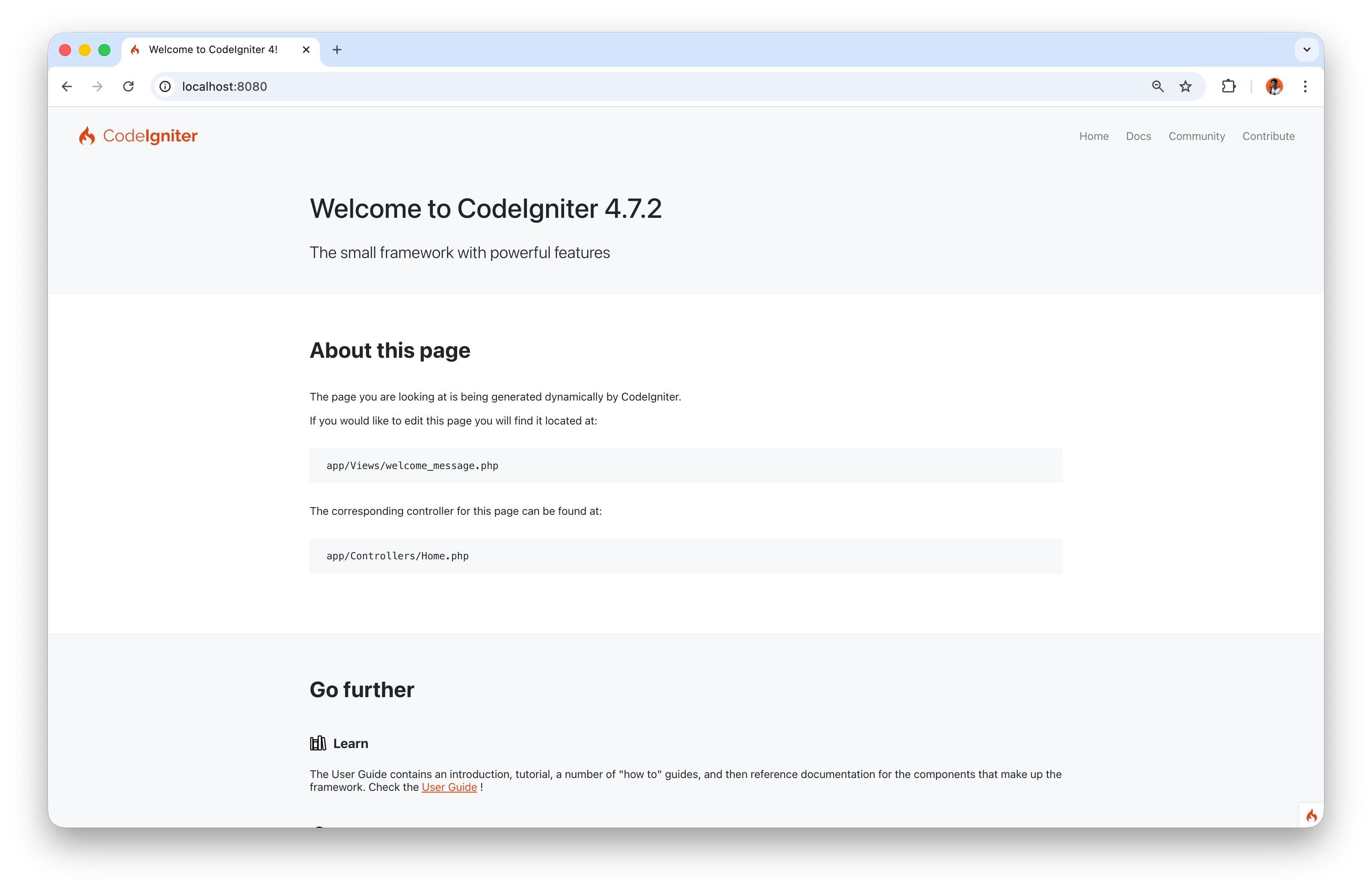 CodeIgniter 4 CodeIgniter 4