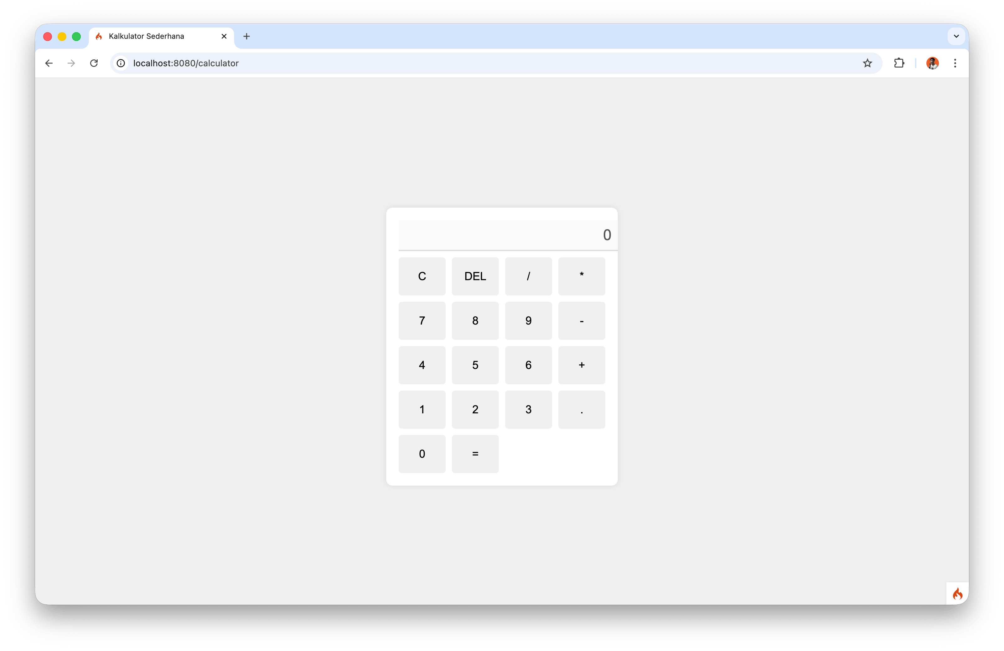 Project Calculator Project Calculator